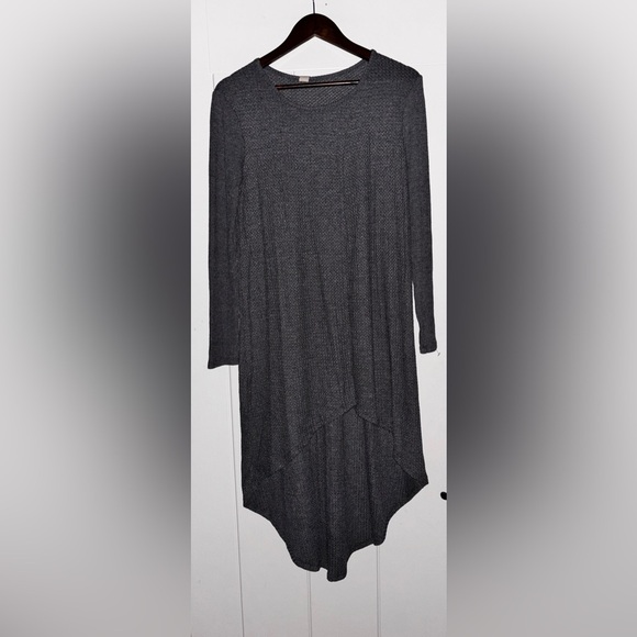NEW Lazy Sunday Thermal Tunic Drapey Shirttail Sz L Outdoor Walking‎ Trails Work - Picture 1 of 9